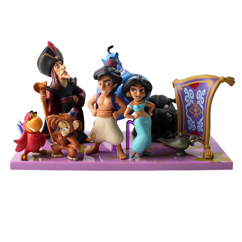 Movie Aladdin Collectible Figure Toy Bundle (7pcs) – Music Chests