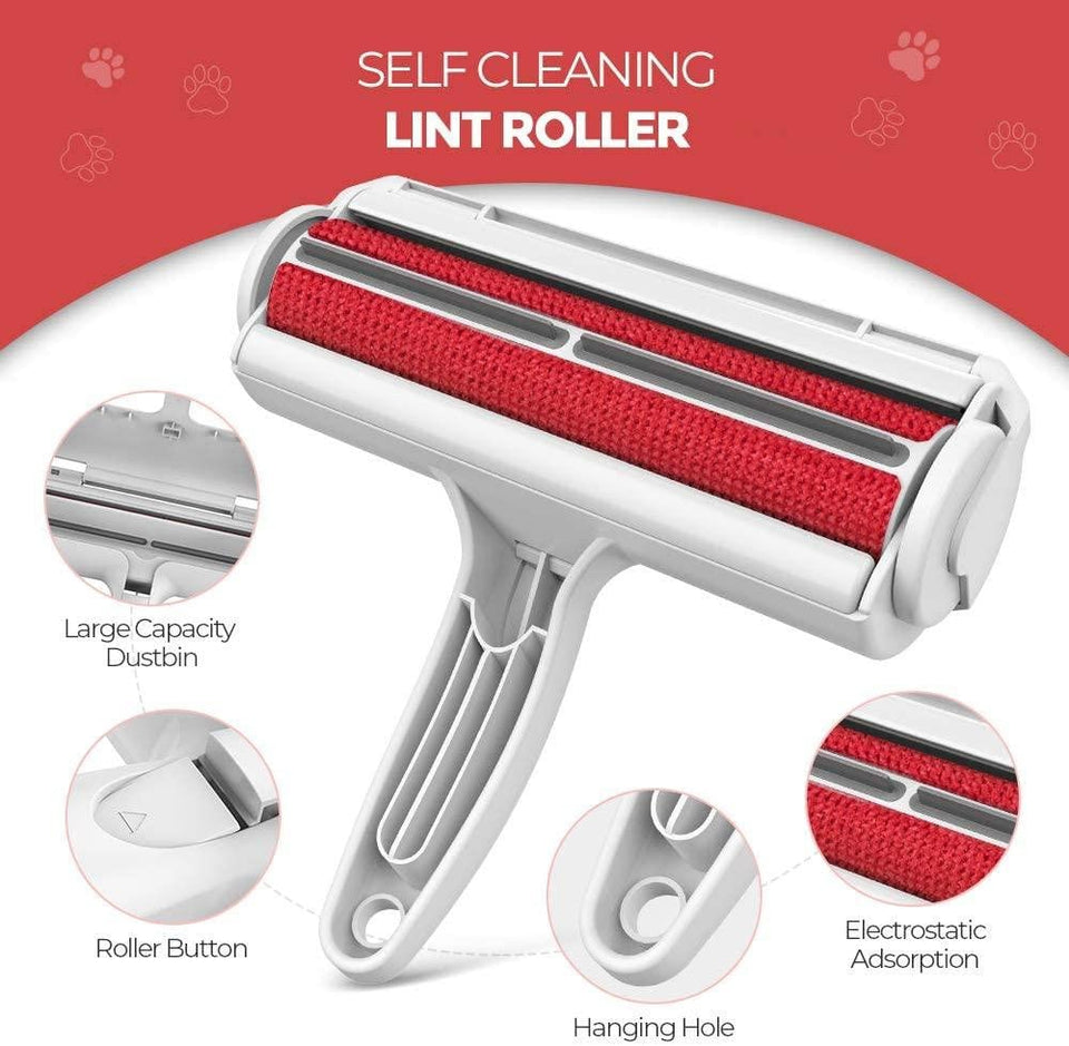 2-Way Lint Pet Hair Roller Remover