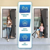 Automatic Closing Magnetic Mesh Curtain