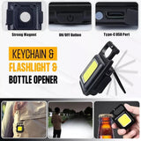 Emergency Camping Flashlight Keychain
