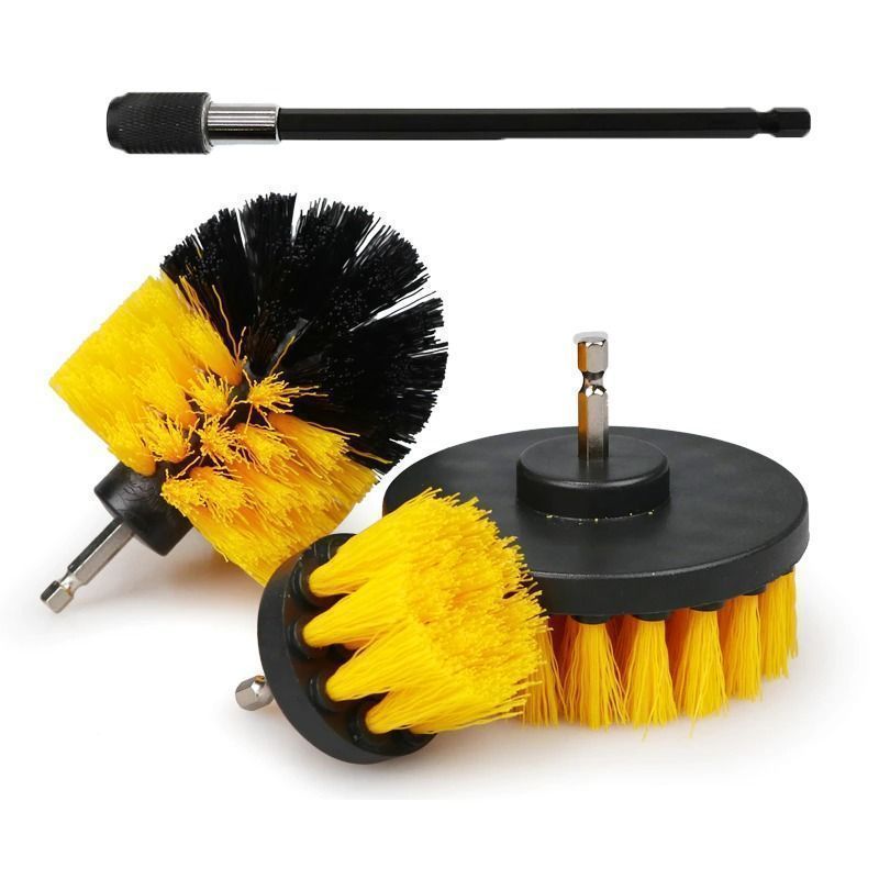 3Pcs/Set Electric Drill Brush Power Scrubber