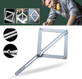Multi Angle Bevel & Corner Protractor Ruler