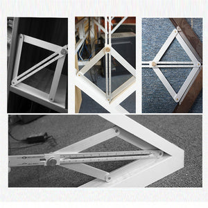 Multi Angle Bevel & Corner Protractor Ruler