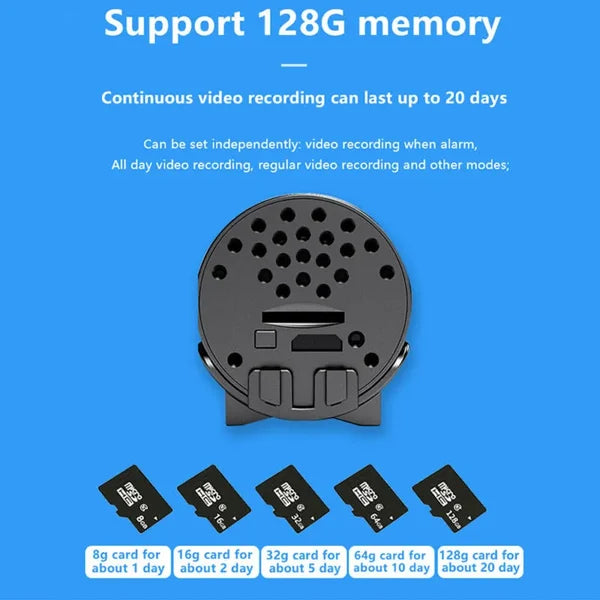 1080P HD Wireless WiFi Baby Monitor Mini Camera