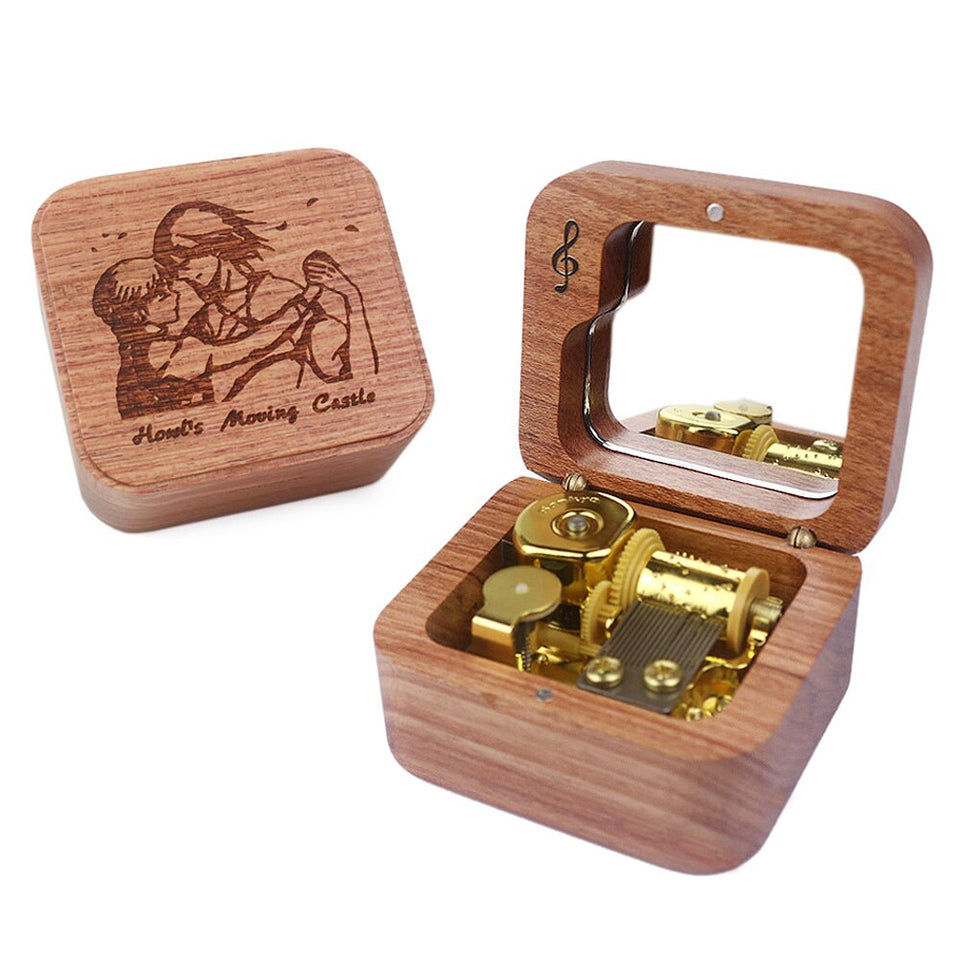 Howl's Moving Castle - Carved Music Box
