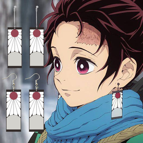 Tanjiro Demon Slayer Kimetsu No Yaiba Earrings