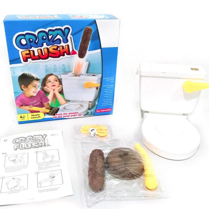Pooping Flushing Toilet Tricky Toys
