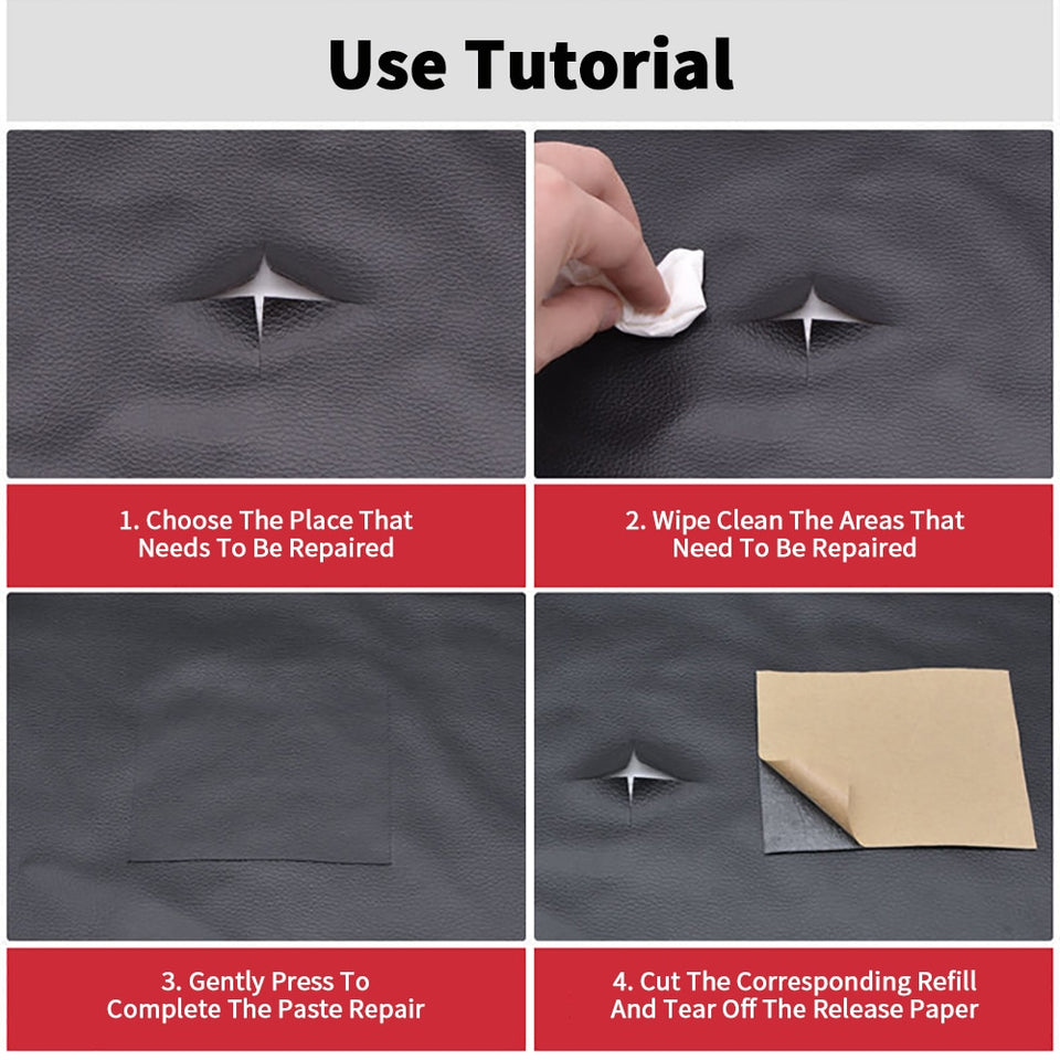 DIY Self Adhesive Patch Stick-on Leather Repair