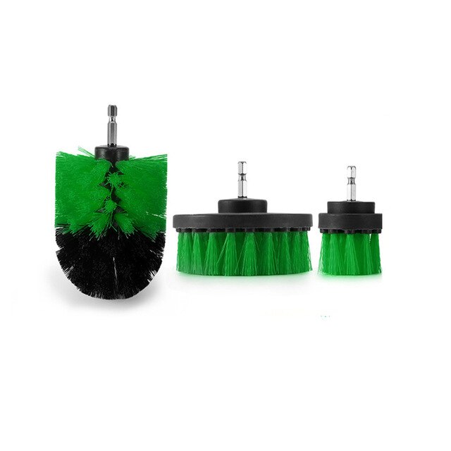 3Pcs/Set Electric Drill Brush Power Scrubber