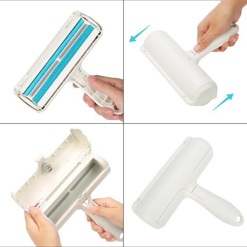 2-Way Lint Pet Hair Roller Remover