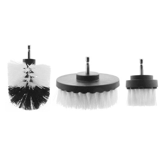 3Pcs/Set Electric Drill Brush Power Scrubber