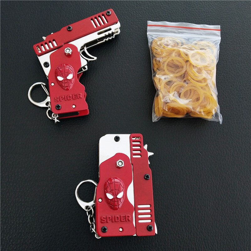 Folding Band Launcher Keychain Gun