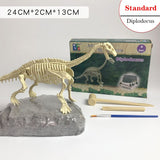 Archaeological Dinosaur Fossil Skeleton Model