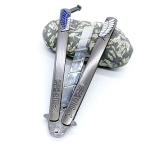 Attrack On Titan Balisong Butterfly Knife