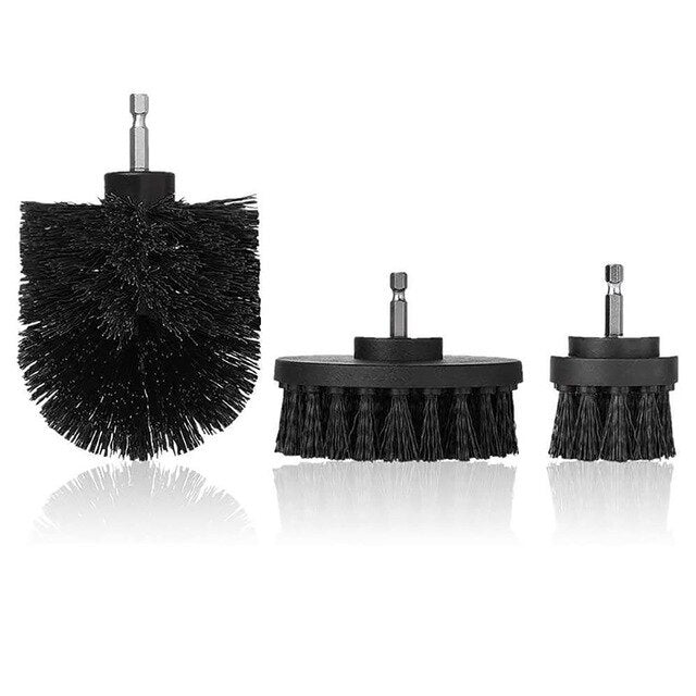 3Pcs/Set Electric Drill Brush Power Scrubber