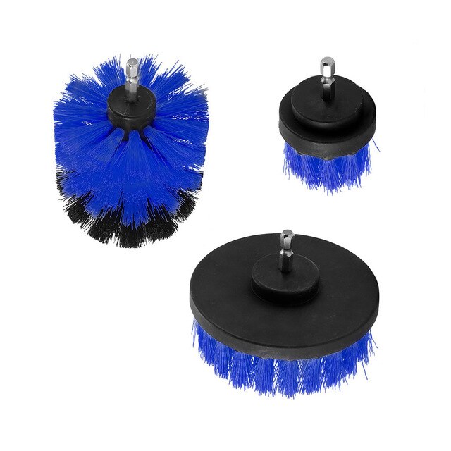 3Pcs/Set Electric Drill Brush Power Scrubber