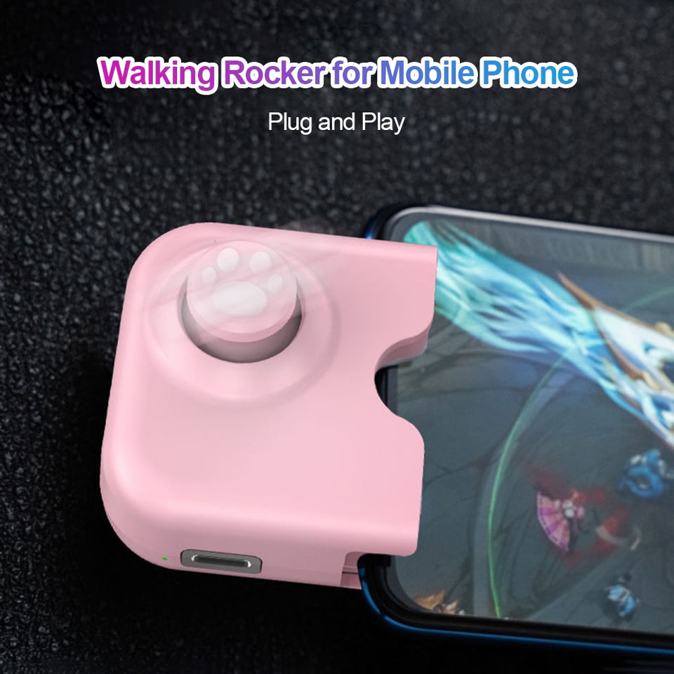 Kawaii Pink Plug In Game Control Joystick
