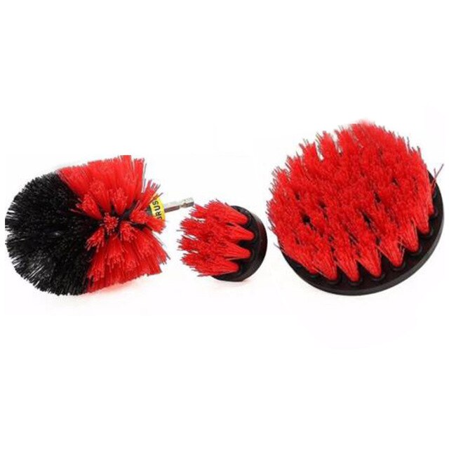 3Pcs/Set Electric Drill Brush Power Scrubber