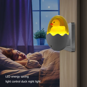Yellow Egg Duck LED Night Light