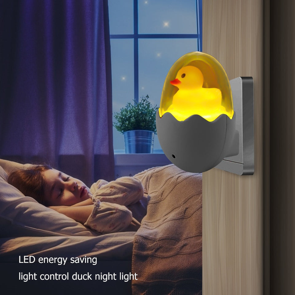 Yellow Egg Duck LED Night Light