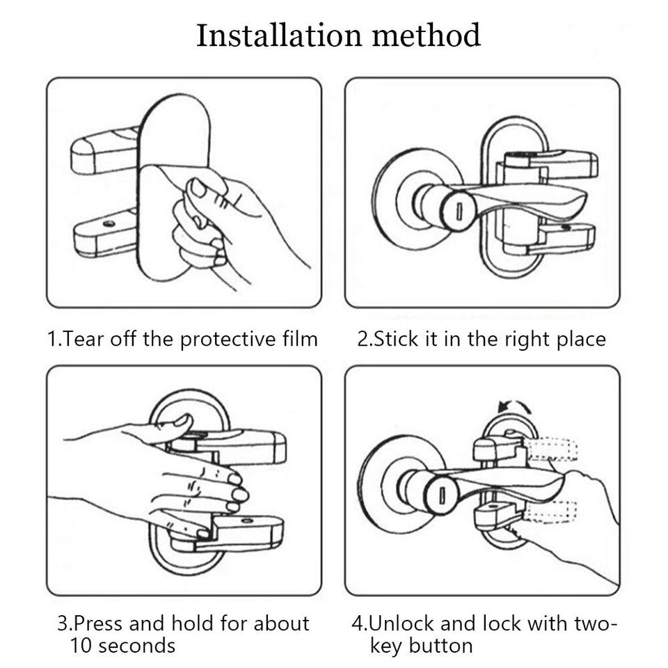 Safety Lock Anti-Theft Protection Door Lock