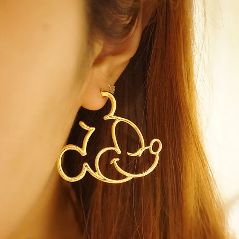 Mickey Mouse - Hoop Earrings