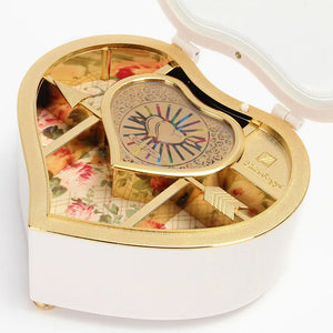 Dancing Ballerina - Heart Music Box