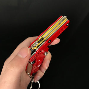 Folding Band Launcher Keychain Gun