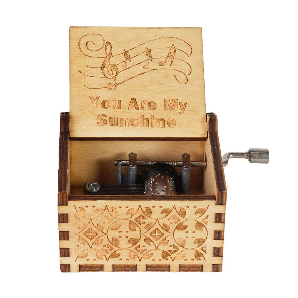 You are my Sunshine - Engraved Music Chest