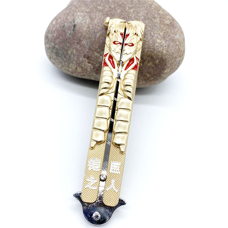 Attrack On Titan Balisong Butterfly Knife