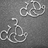 Mickey Mouse - Hoop Earrings