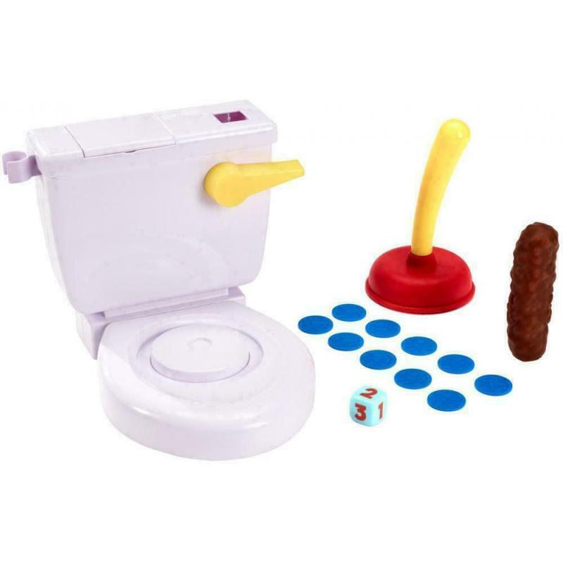Pooping Flushing Toilet Tricky Toys
