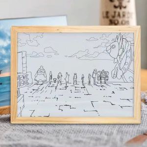 One Piece Luminous Hanging Painting Frame