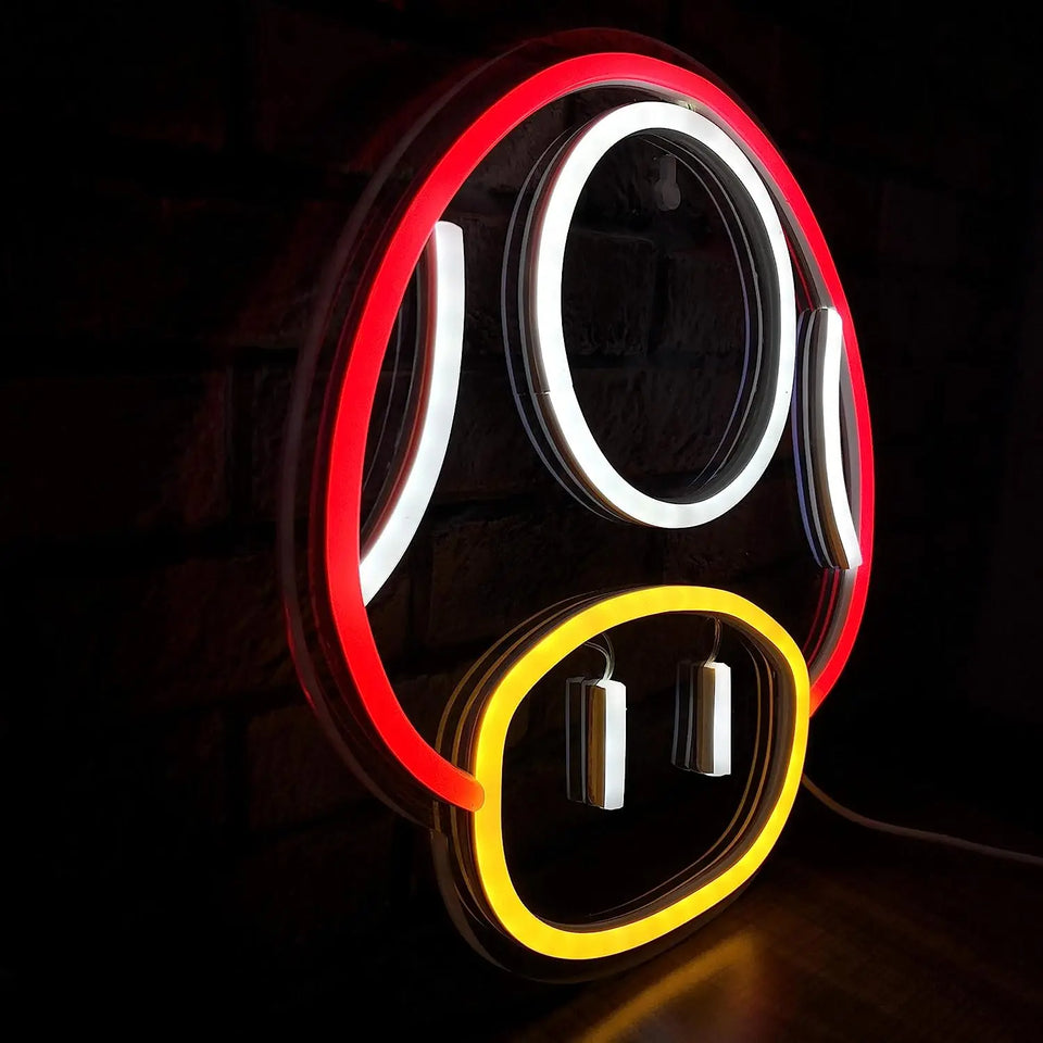 Super Mario - Mushroom Led Wall Lamp