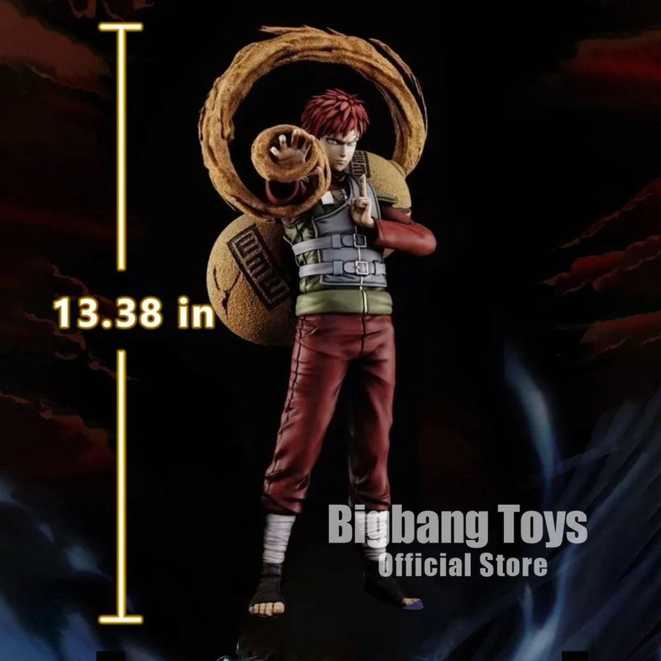 Naruto Gaara of the Sand Action Figure - Collectible Resin Statue with Giant Gourd & Swappable Shukaku Head - Anime Desk Figure Decor - 26 to 28CM