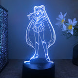 Anime Sailor Moon Colorful Led Night Light