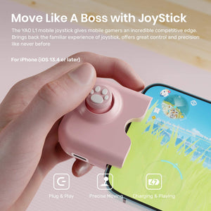 Kawaii Pink Plug In Game Control Joystick