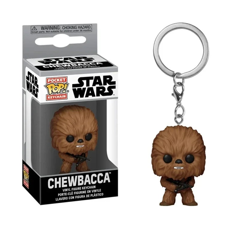 Star Wars Mini Figure Keychains - 29 Styles Featuring Baby Yoda (Grogu), The Mandalorian, Darth Vader, & Boba Fett - Premium Funko-Style Pocket Collectibles & Fan Gifts