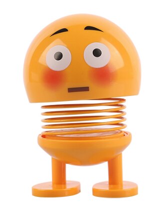 Funny Shaking Emoji Head Car Accessories