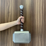 Thor Mjolnir Hammer Prop Replica - Life-Size Metallic Foam/Resin Mjolnir Hammer - Marvel Superhero Cosplay Weapon, Costume Prop & Desk Display for Fans & Collectors