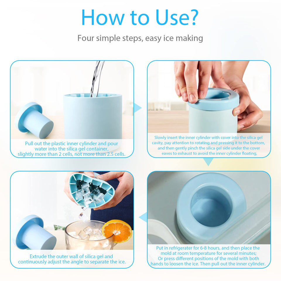 Mini Ice Cubes Bucket Mold