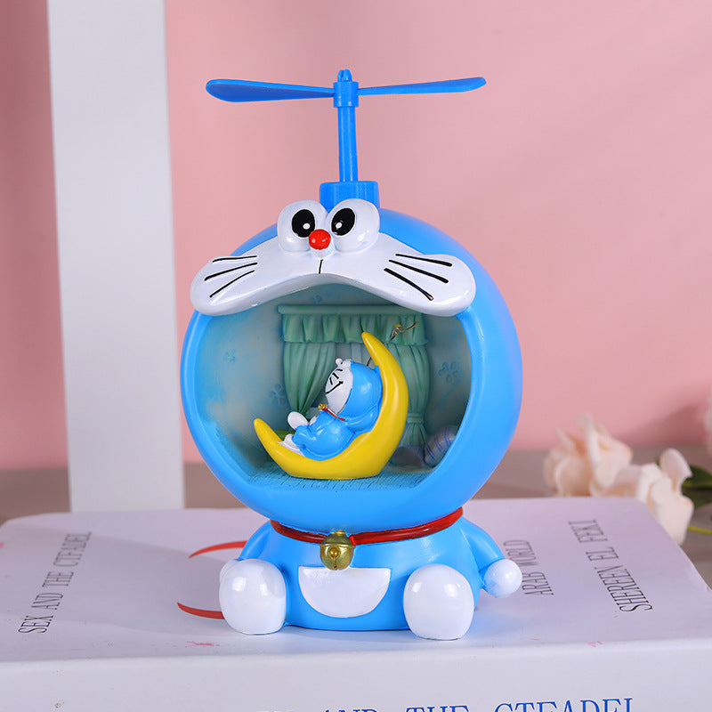 Doraemon Desk Lamp & Piggy Bank