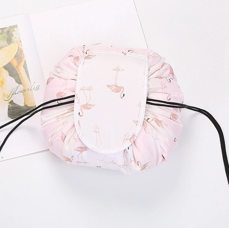 Foldable Drawstring Cosmetic Bag
