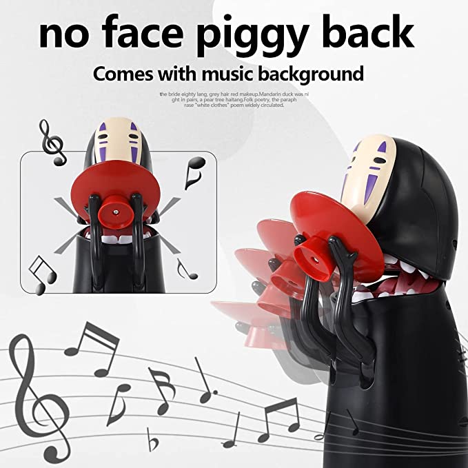 Spirited Away Faceless Man Piggy Coins Bank