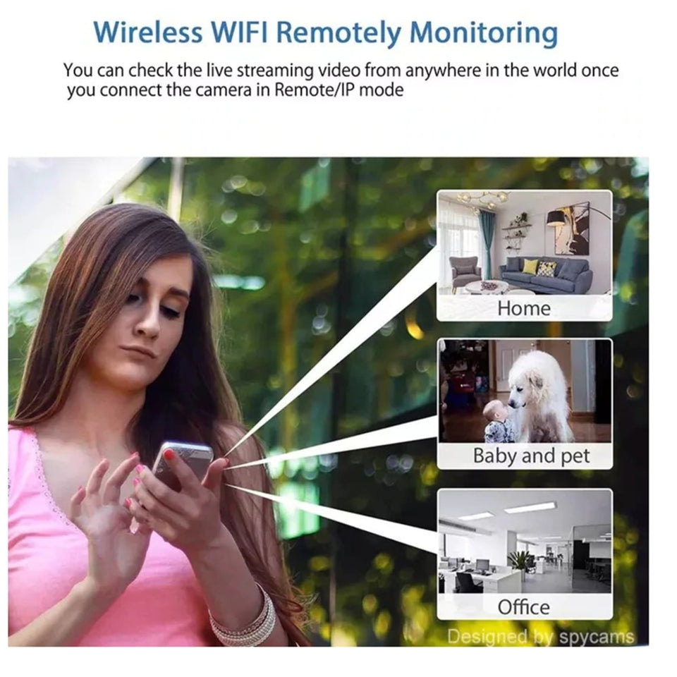 1080P HD Wireless WiFi Baby Monitor Mini Camera