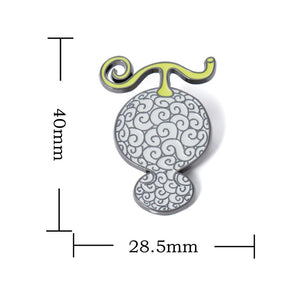 ONE PIECE Devil Fruit Lapel Pins Brooches