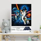 Star Wars: A New Hope (1977) Vintage Movie Poster – Premium Canvas Wall Art Print