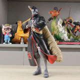 Premium Anime Rogue Shark Warrior Collectible Statue - High-Detail Shark Ninja Action Figure - Elite Cloud Cloak Rogue PVC Figure with Massive Bandage Wrapped Sword - Gift for Manga Fans, PC Setup & Shelf Display - (10CM)