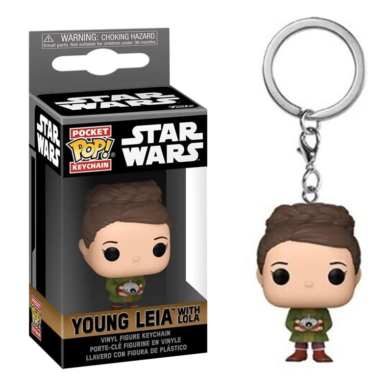Star Wars Mini Figure Keychains - 29 Styles Featuring Baby Yoda (Grogu), The Mandalorian, Darth Vader, & Boba Fett - Premium Funko-Style Pocket Collectibles & Fan Gifts