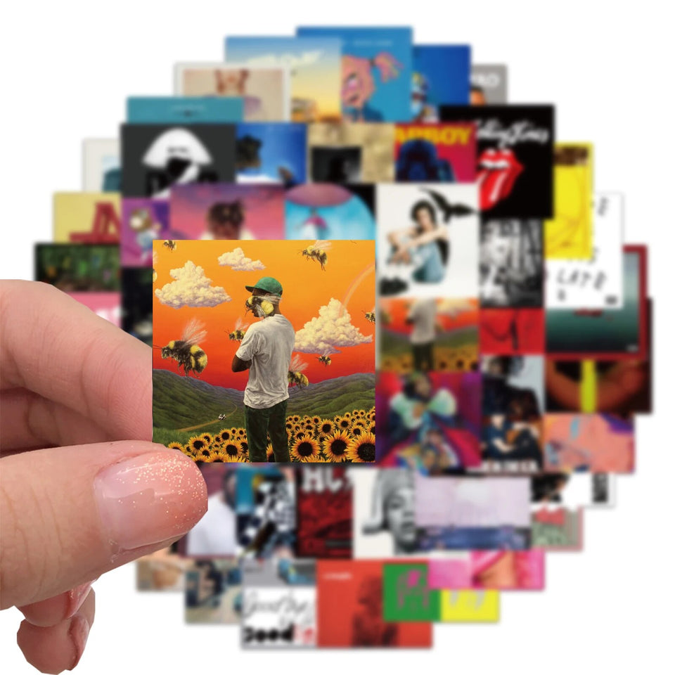 Ed Sheeran, Shawn Mendes, etc - 25/50PCS Singer Album Guitar Stickers